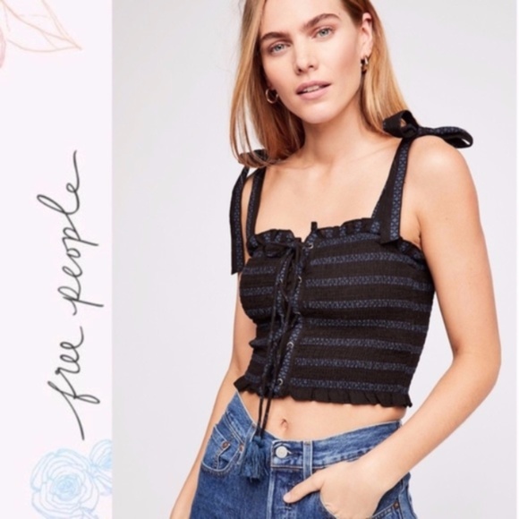 Free People Tops - Free People Electric Love Crop Top NWT L